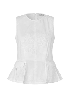 Ashley top Hvid Second Female 